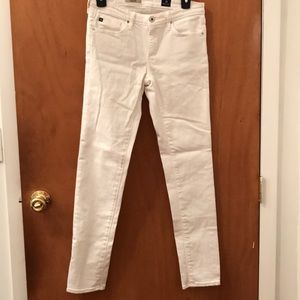 Ag white skinny jeans the stilt 27
